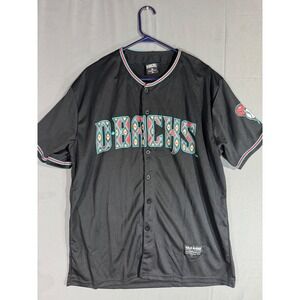 Arizona Diamondbacks Baseball Jersey Black XL Gila River Hotels Casinos Promo